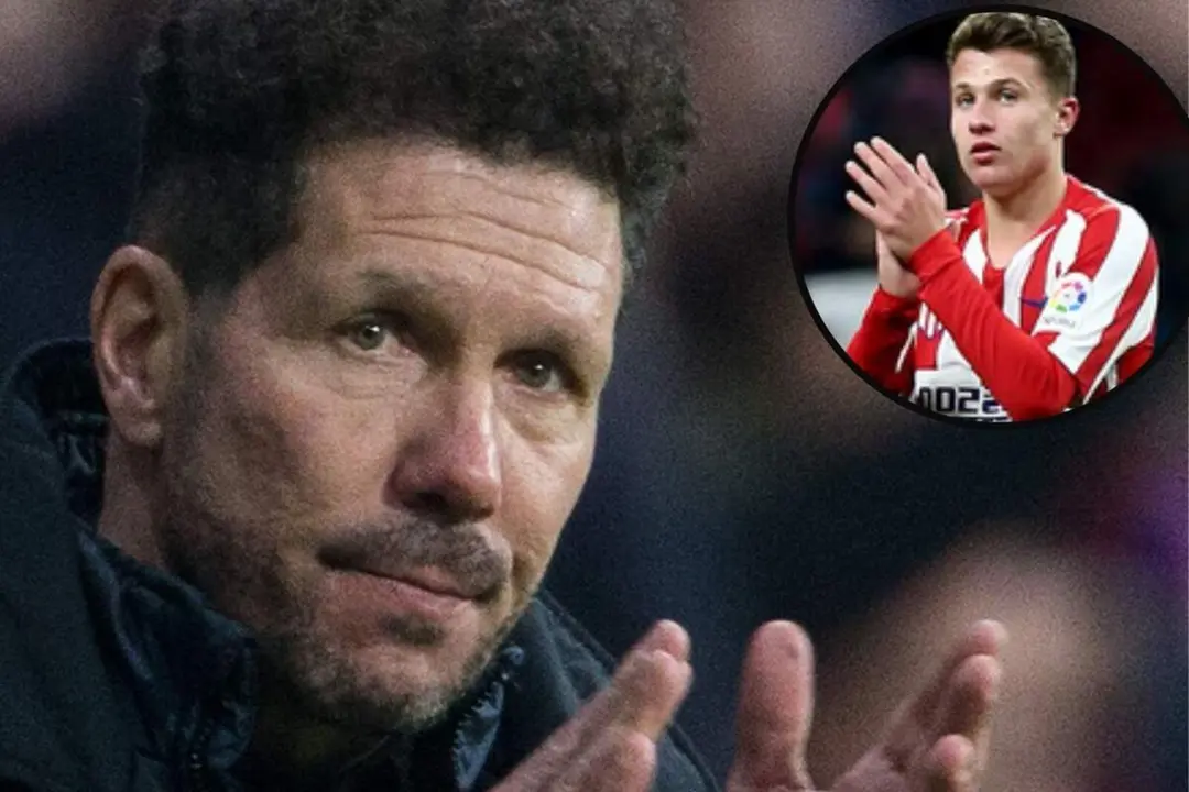 Diego Pablo Simeone, con un ojo en Zaragoza