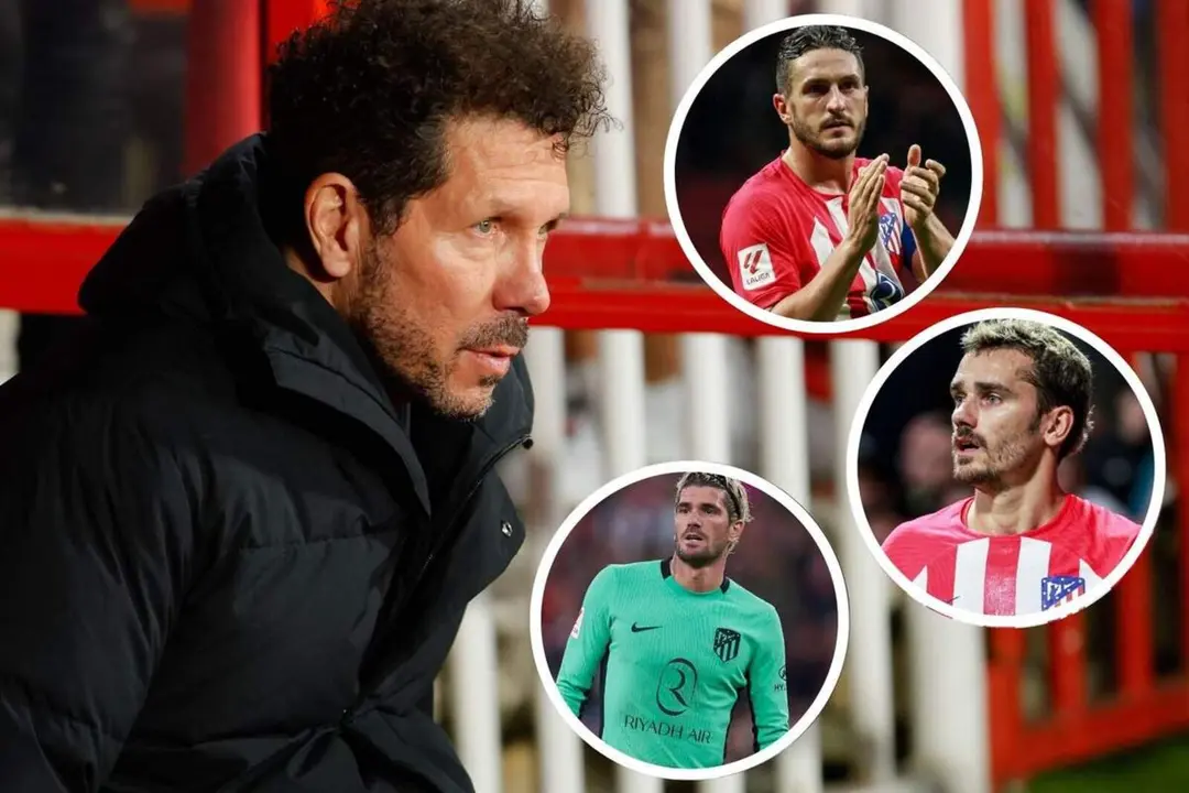 Simeone decide su equipo de inicio para el choque ante el Sevilla