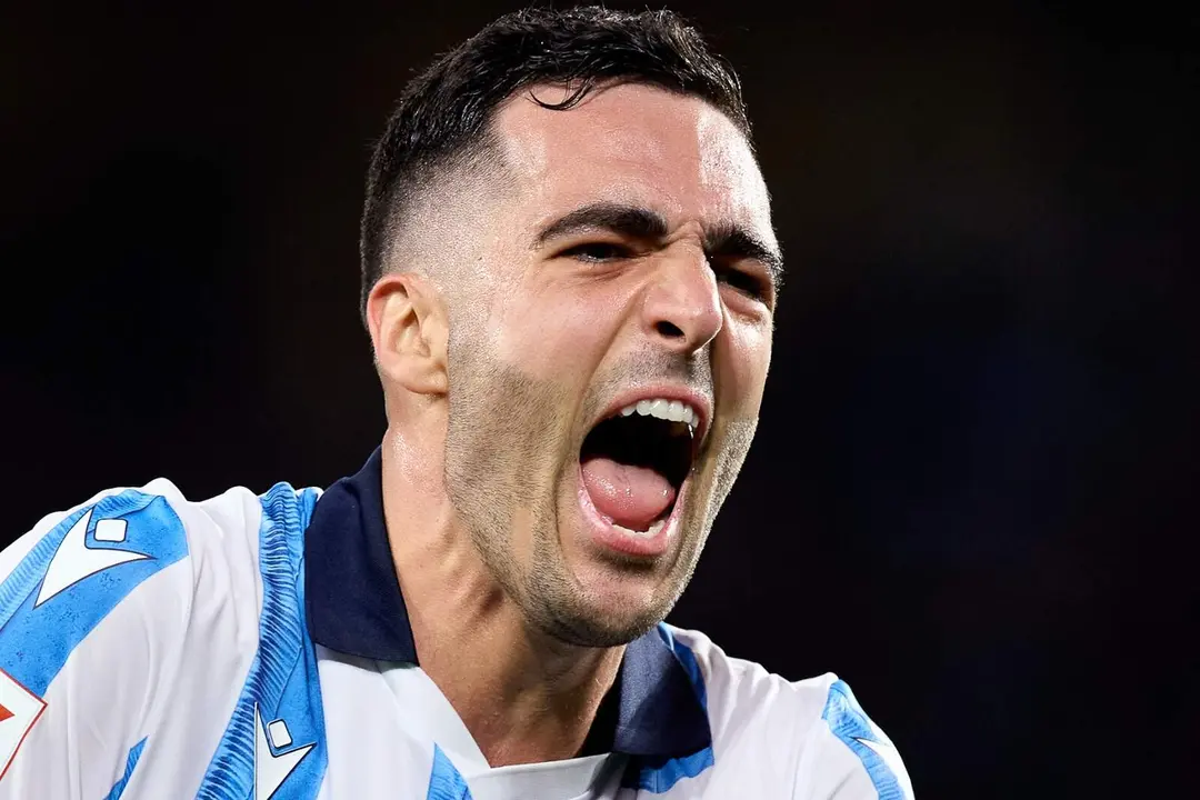Mikel Merino en La Real