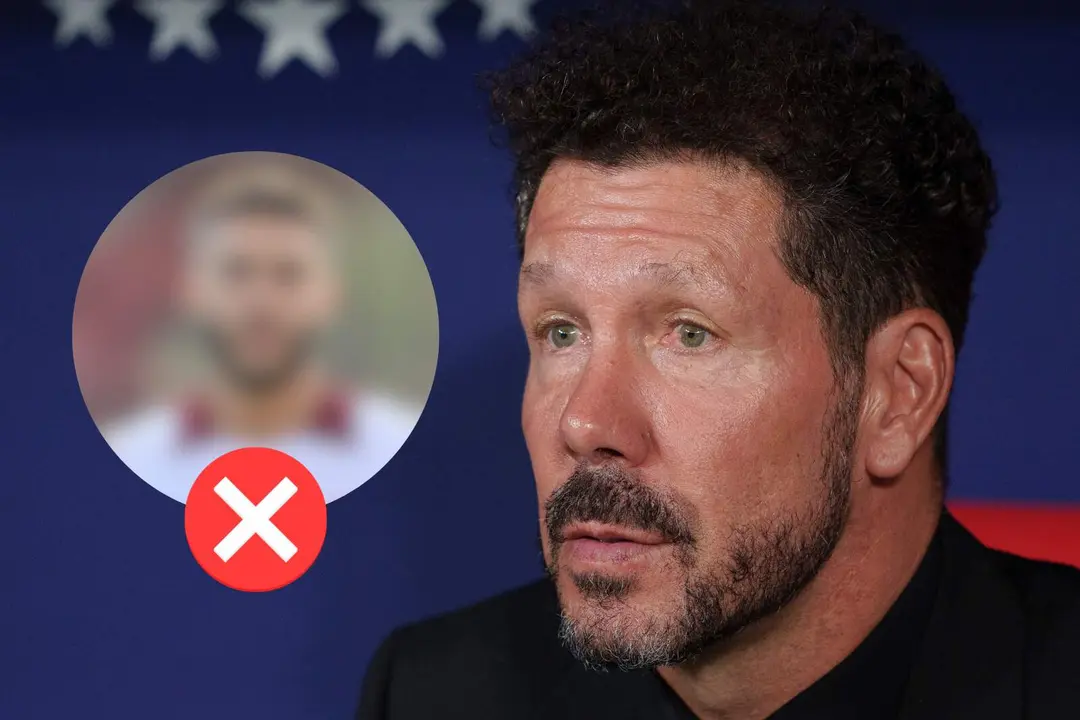 Simeone ve de lejos a su antiguo jugador