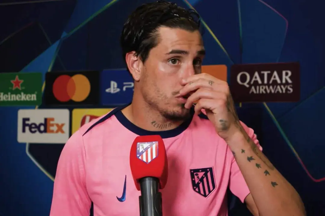 Gim&eacute;nez emocionado por ganar | Fuente @Atleti
