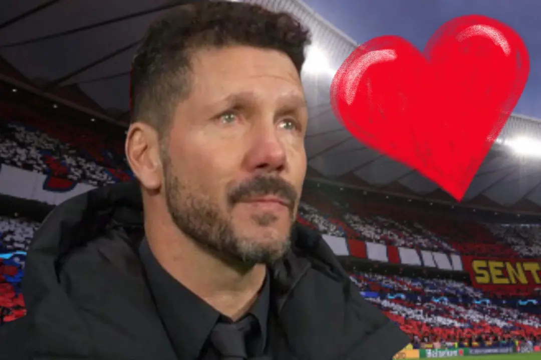 La tierna imagen que emociona hasta a Simeone