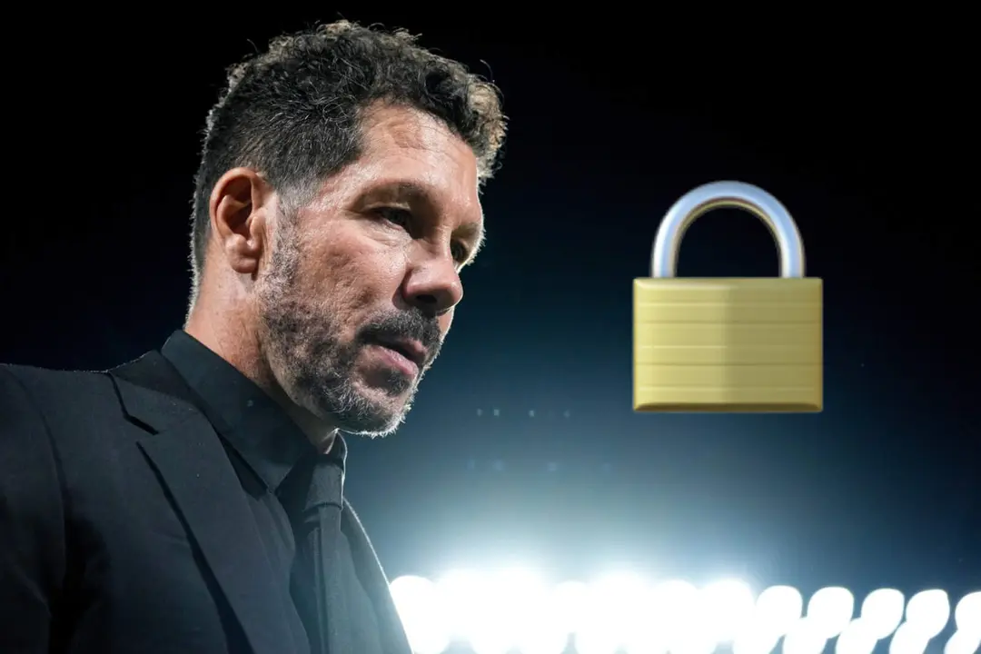 Diego Pablo Simeone pensativo