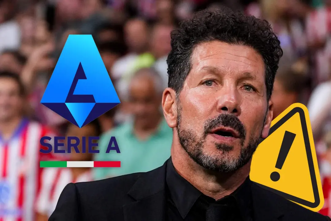 Diego Pablo Simeone, atento a la posible salida de su jugador