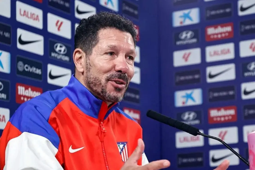 Simeone en sala de prensa | Fuente: (@Atleti)
