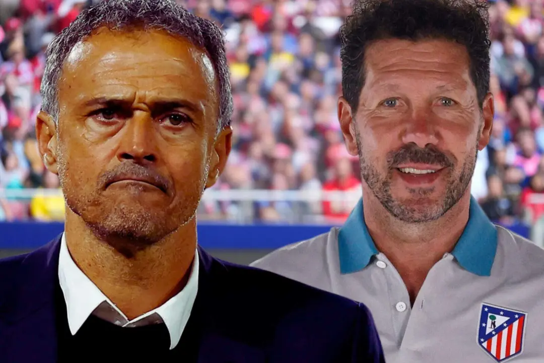 Luis Enrique, tocado por perder ante Simeone
