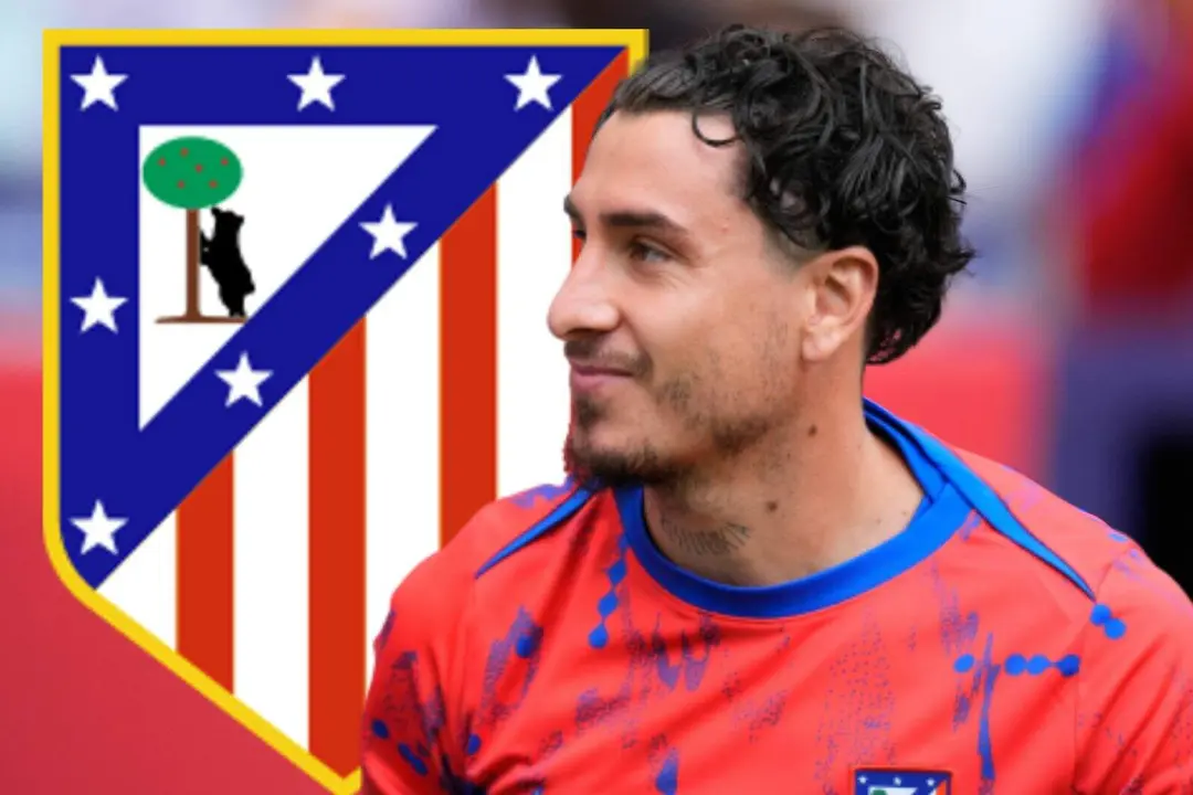 Gim&eacute;nez en la previa del partido ante el Bar&ccedil;a (Fuente: Atl&eacute;tico de Madrid)