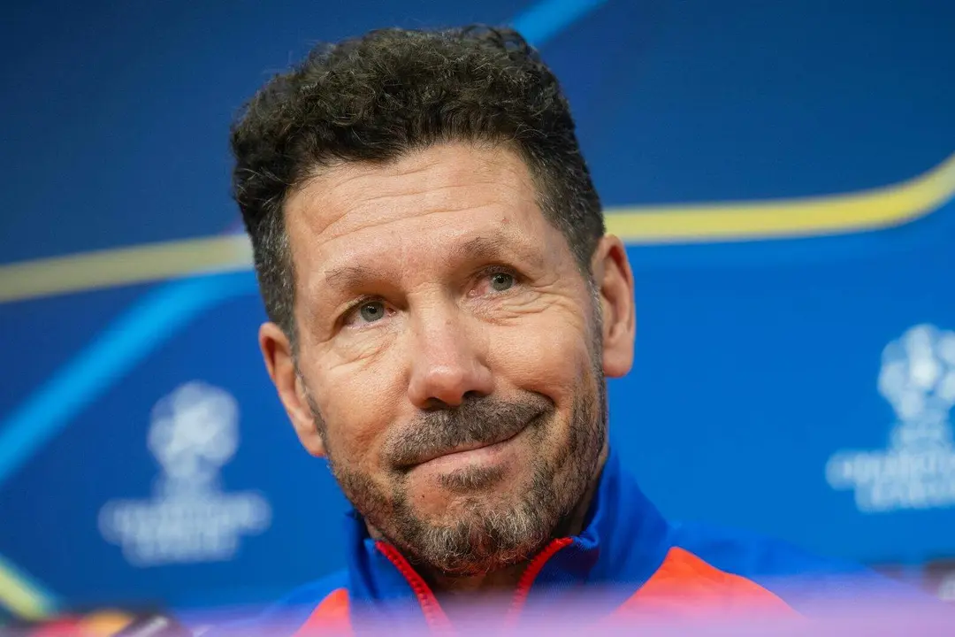 Simeone no se f&iacute;a del brujas | Fuente: (@Atleti)