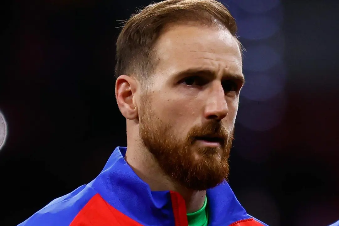 Jan Oblak en la previa de un partido