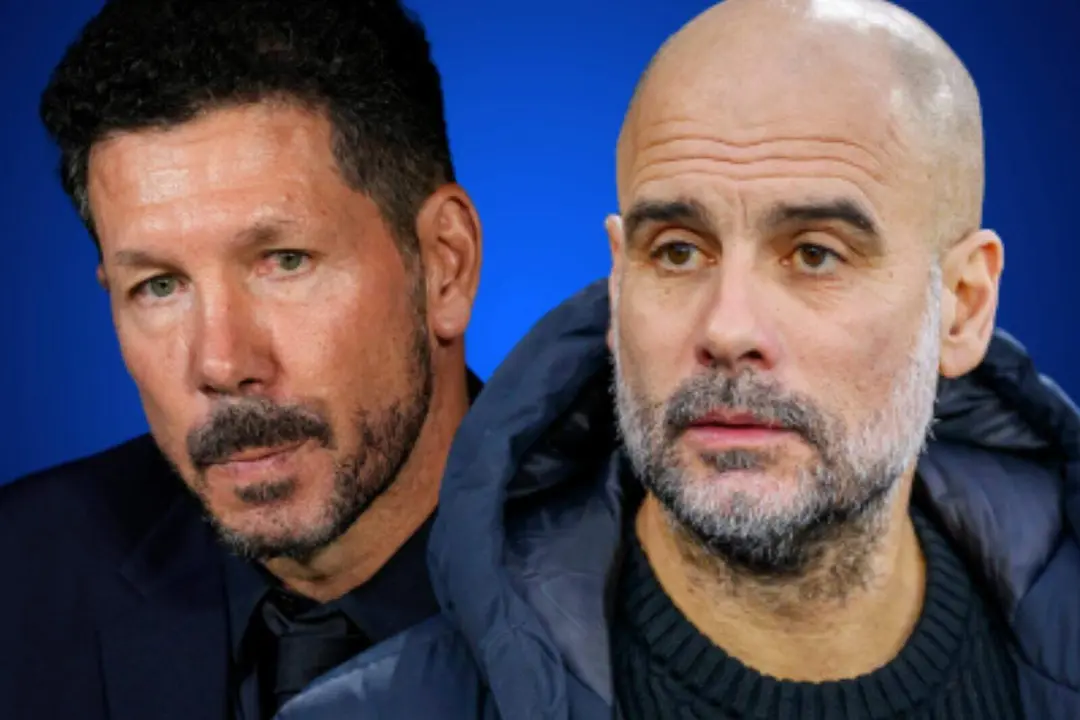Pep Guardiola pelea con Simeone