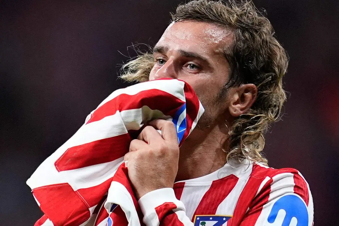 Griezmann celebrando un gol