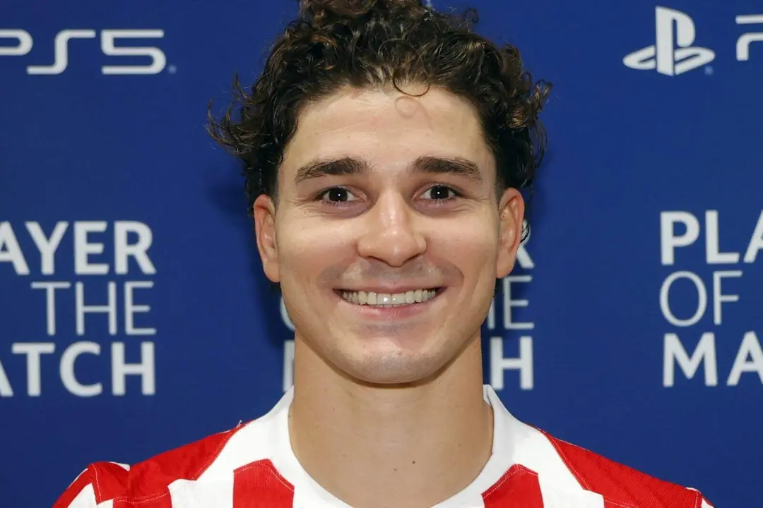 Juli&aacute;n Alvarez sum&oacute; 20 goles esta temporada | Fuente (@Atleti)
