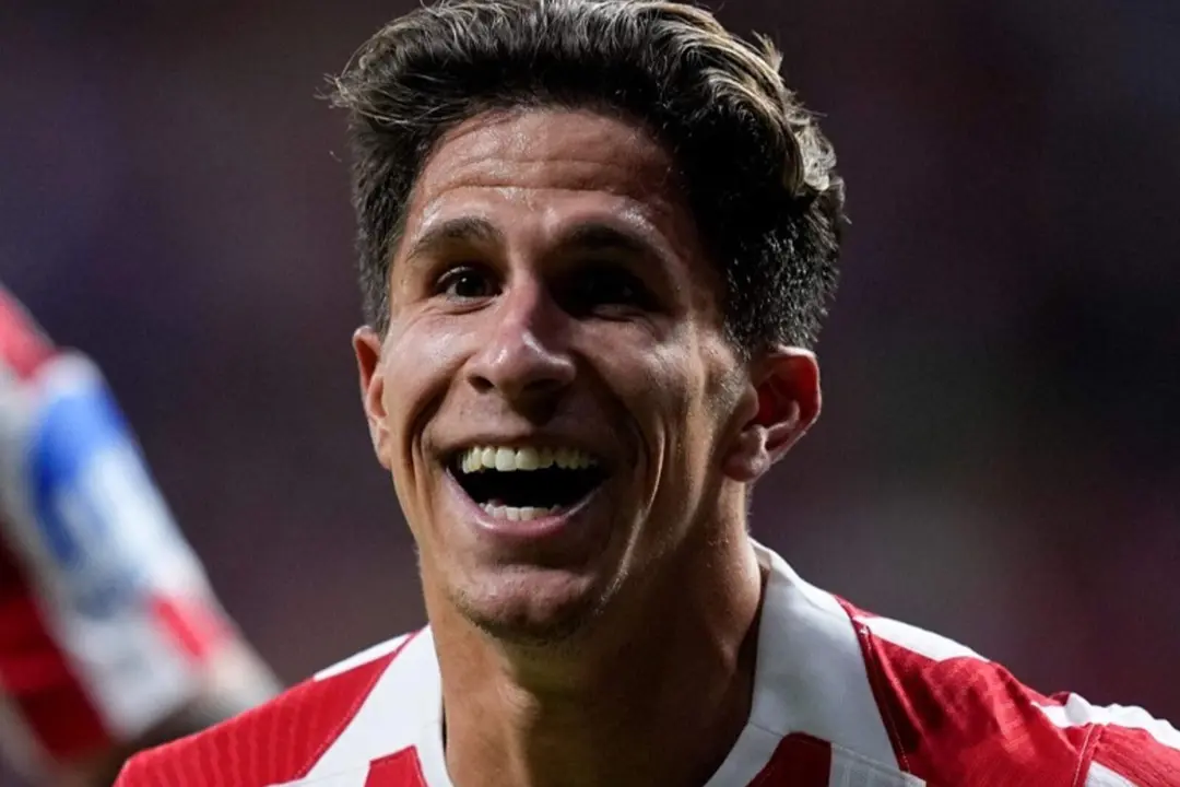 La felicidad del delantero argentino