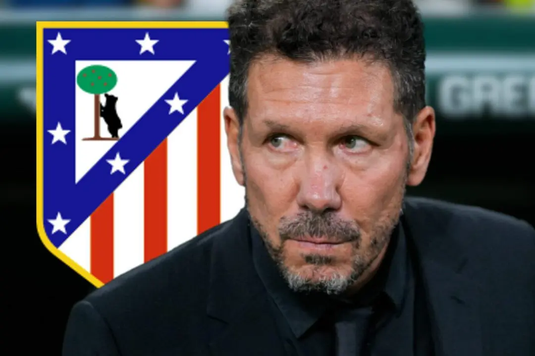 Simeone, sorprendido por un viejo conocido.