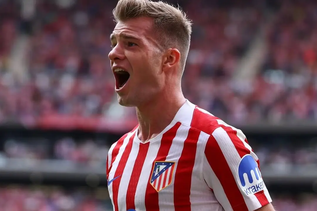 Buenas noticias con Sorloth. | Fuente: (@Atleti)