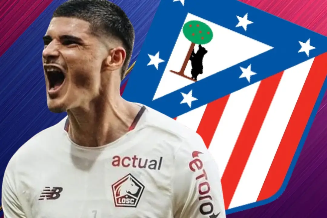 Mat&iacute;as Fern&aacute;ndez-Pardo con el Lille (Fuente: Canva e Instagram @m.fernandez_pardo)
