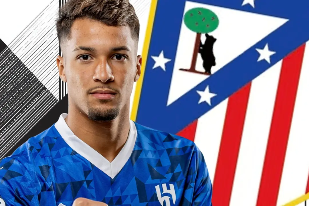 Marcos Leonardo con la camiseta del Al Hilal (Fuente: X @Alhilal_FC y Canva)