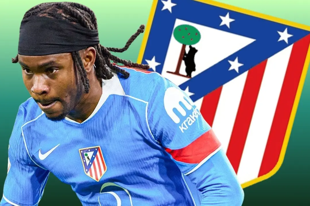 Lookman celebra su tanto (Fuente: @Atleti)