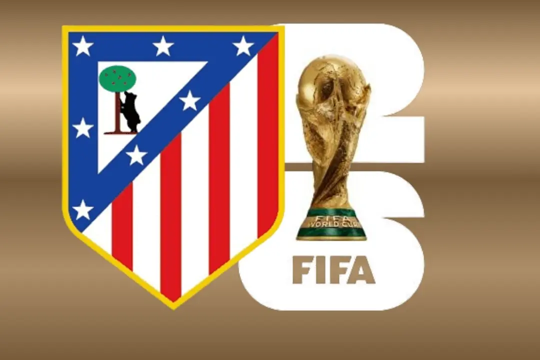 El escudo rojiblanco con el Mundial de 2026 | (Fuente @Canva)