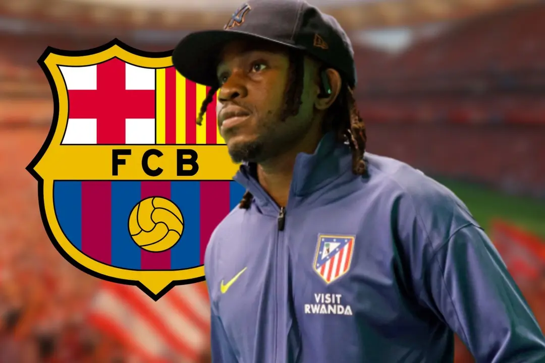 Lookman amenaza a Hansi Flick | Fuente: (Canva, @Atleti)