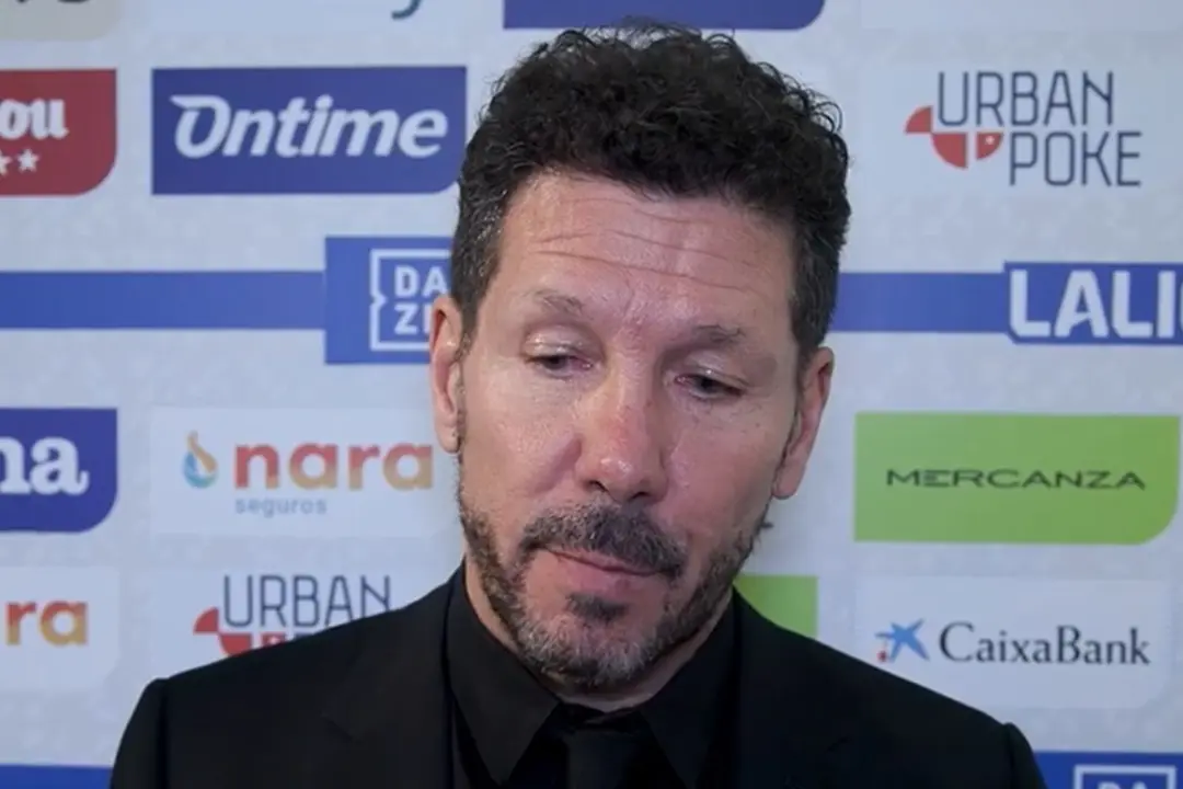 Simeone tras caer en Legan&eacute;s | Fuente @Atleti