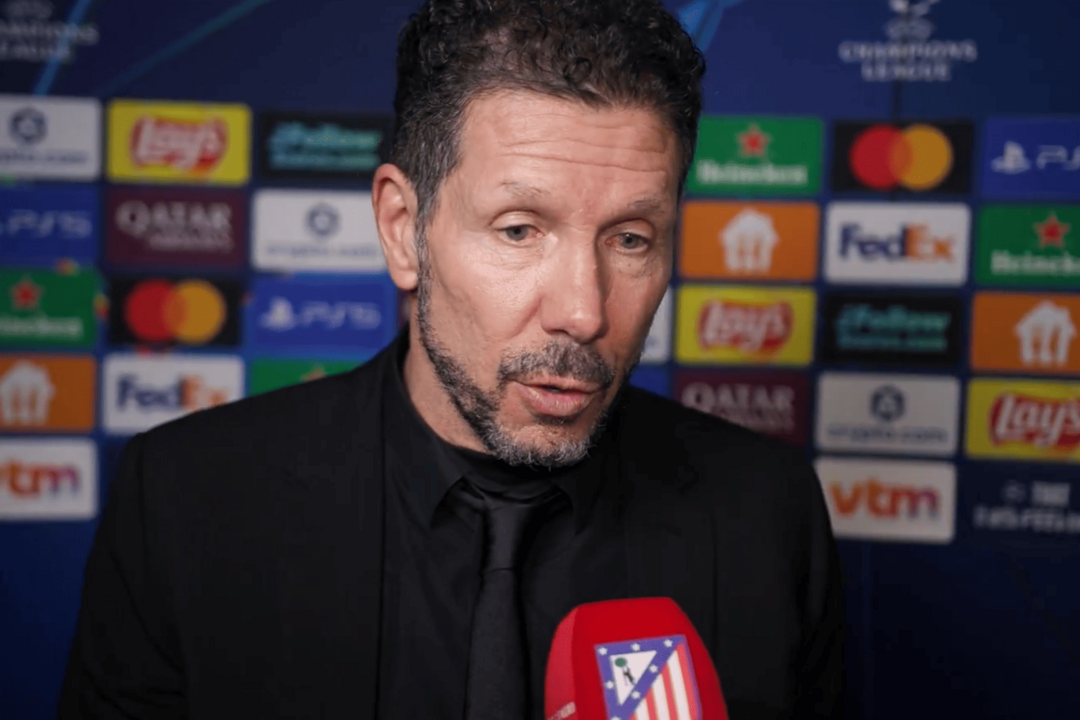 Simeone, en el foco | Fuente (@Atleti)