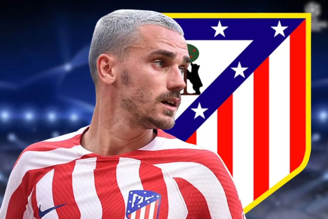 El secreto de la renovaci&oacute;n de Antoine Griezmann con el Atl&eacute;tico de Madrid hasta 2027 | Fuente: (Pinterest y Canva Pro)