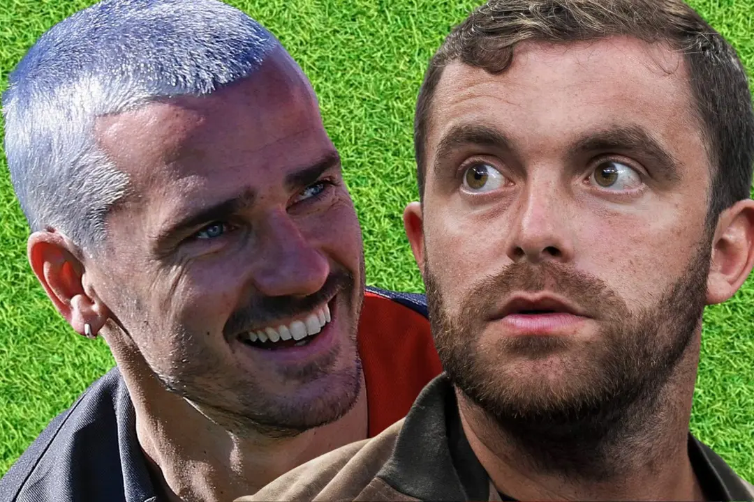 Griezmann y Fabrizio Romano | Fuente @Canva