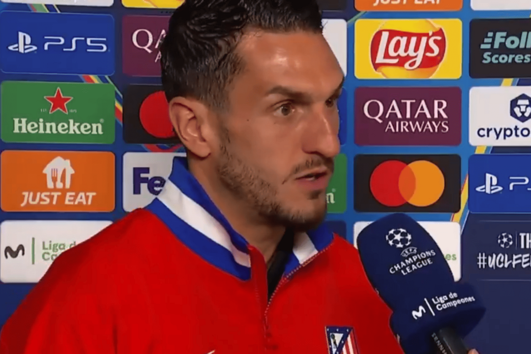 Koke fue claro despu&eacute;s del partido | Fuente (@MPlusDeportes)