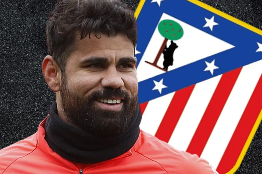 Diego Costa con el escudo | Fuente @Canva