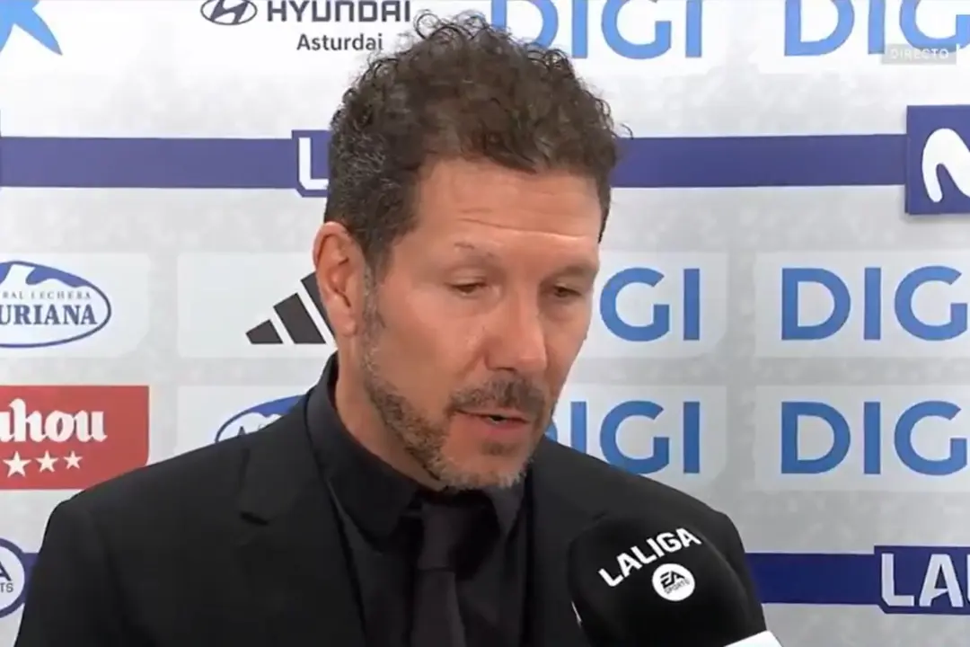 Simeone habla sobre Julio D&iacute;az. | Fuente: (@movistarplus)