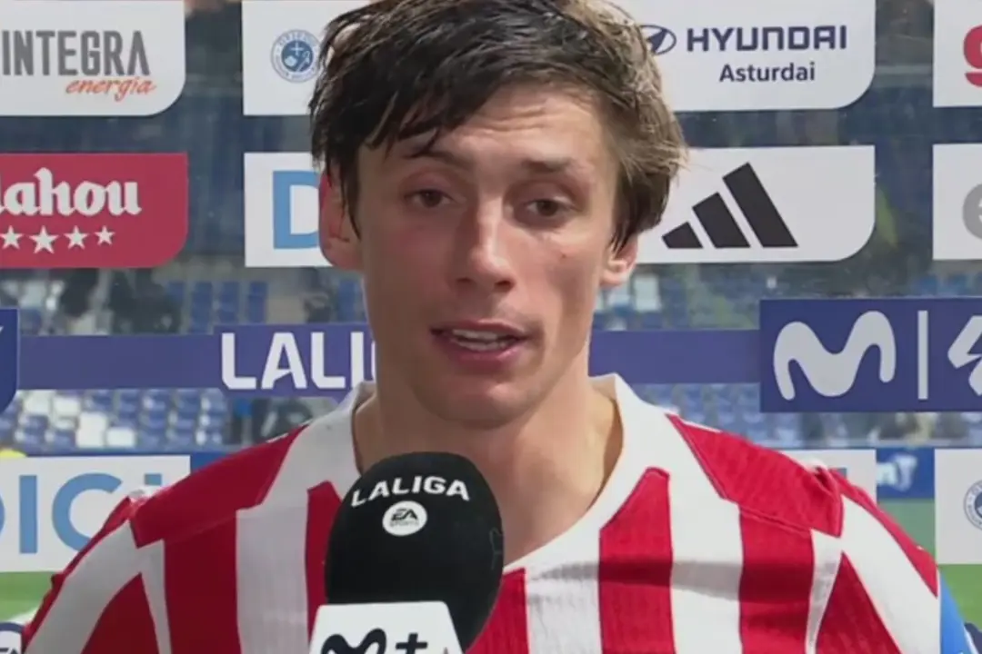 El jugador franc&eacute;s hablo tras el encuentro en Oviedo | Fuente @Movistar