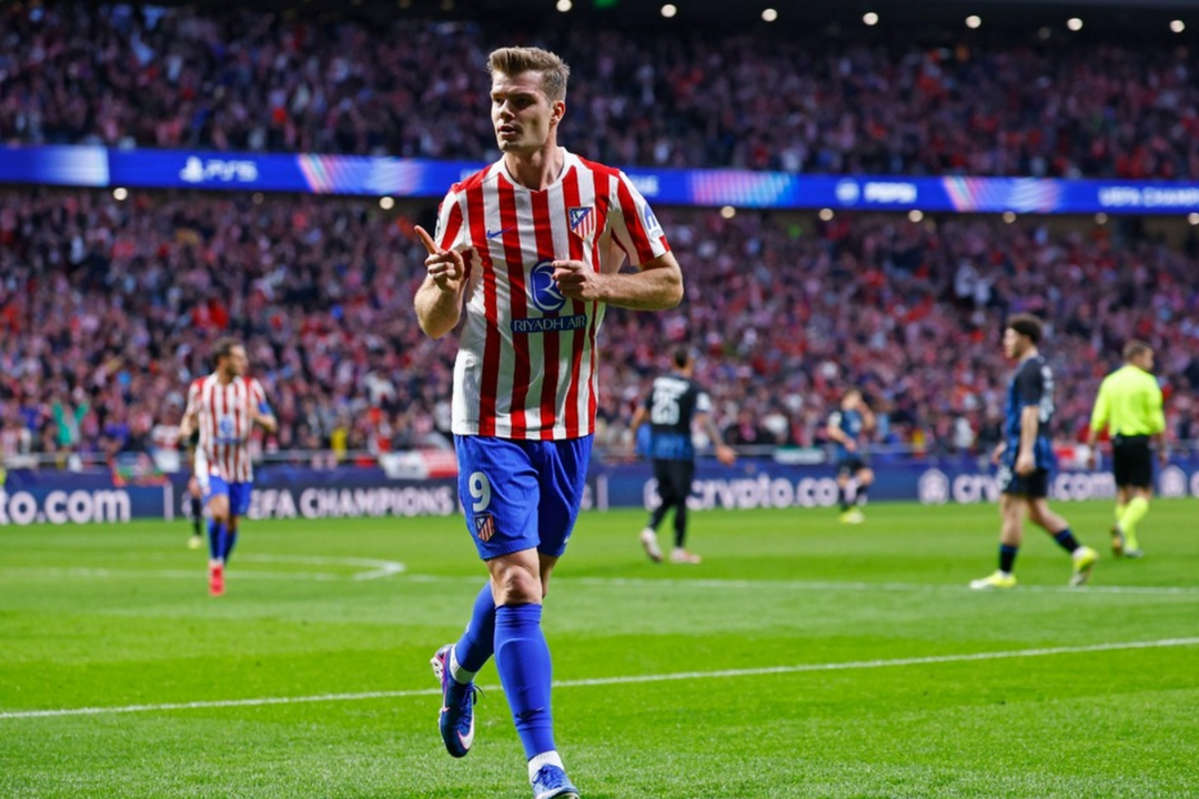 Sorloth celebrando un gol | Fuente: (Atl&eacute;tico de Madrid)