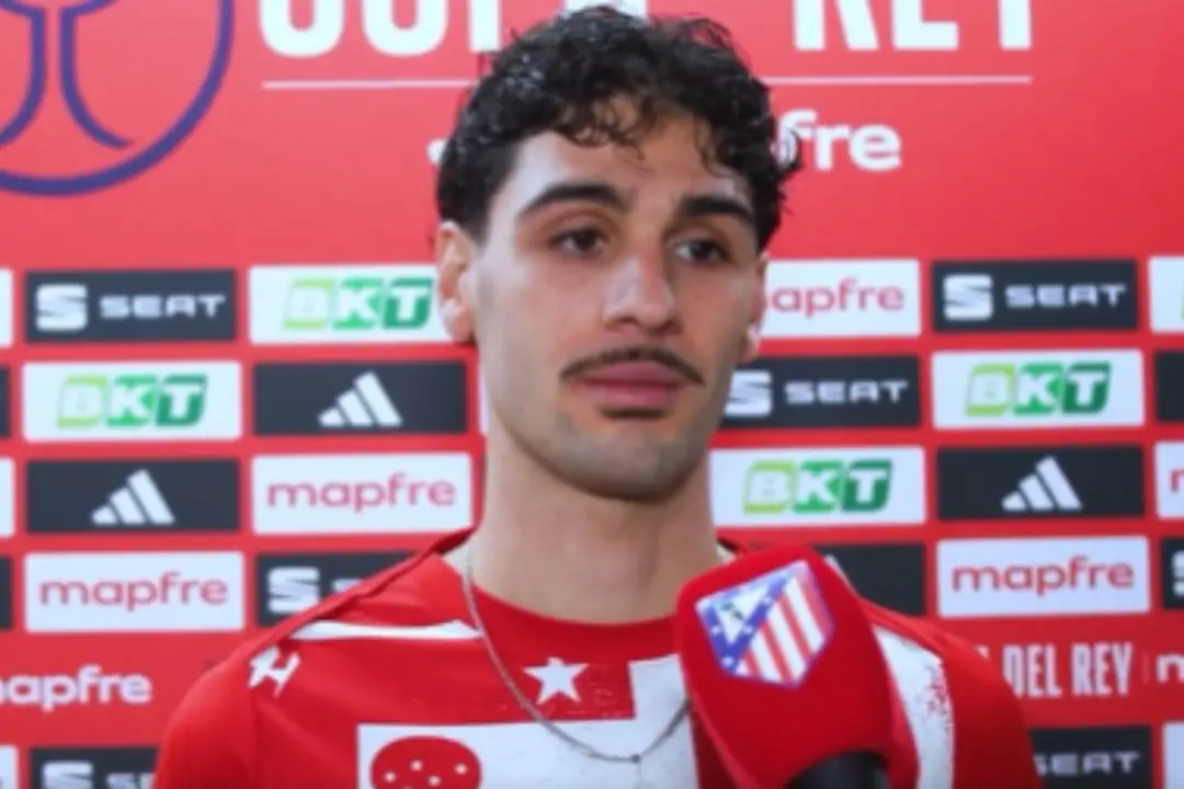 Johnny habl&oacute; para los micr&oacute;fonos del Atl&eacute;tico. | Fuente: (@Atleti)