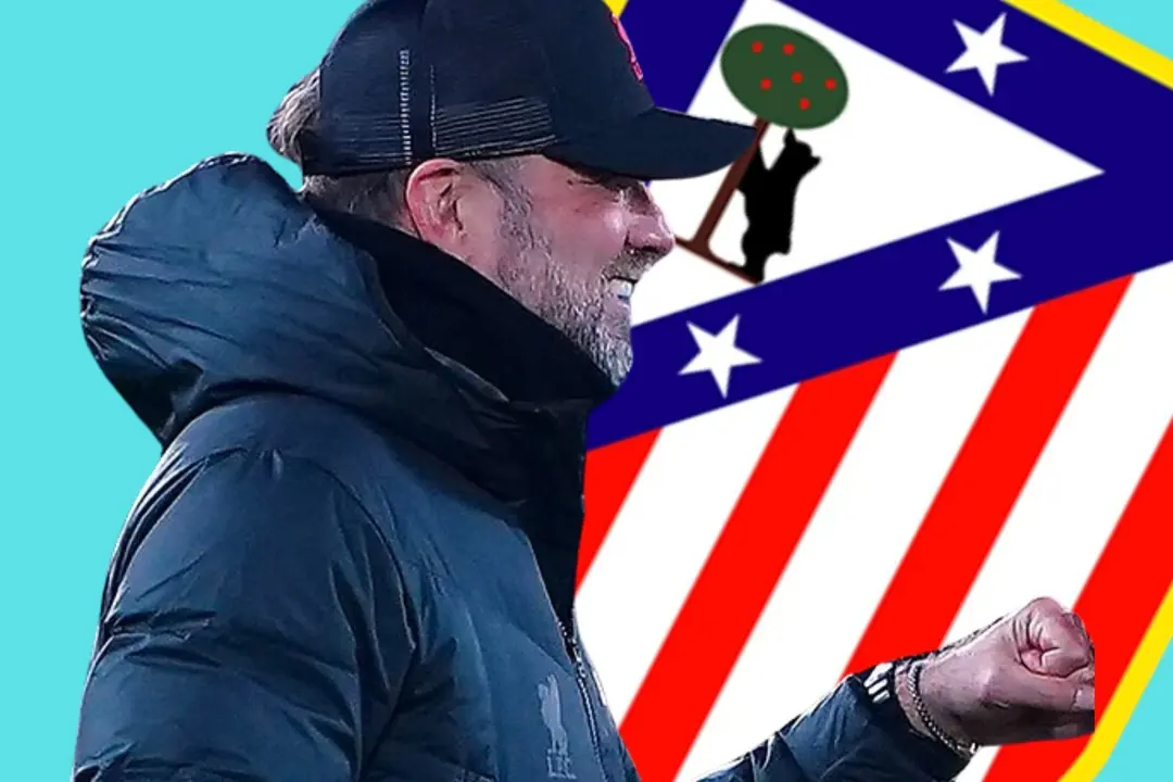 Klopp se aleja del Atl&eacute;tico. | Fuente: (@kloppo y Canva Pro)