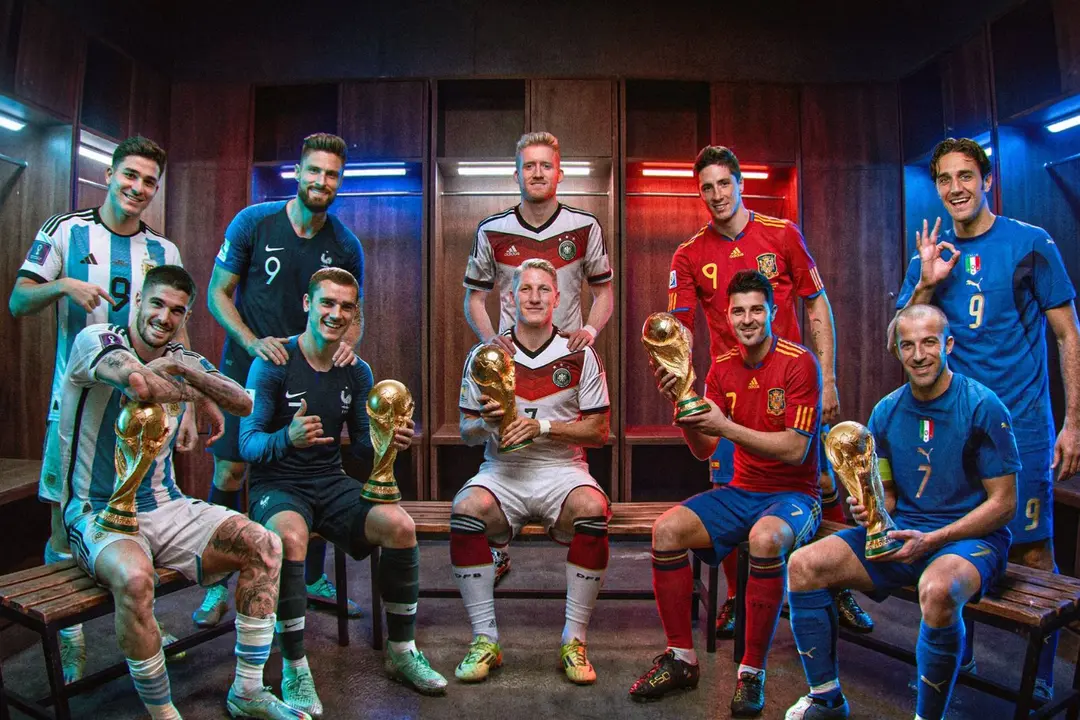 El cartel de la FIFA, con Griezmann.  | Fuente: (@fifaworldcup)