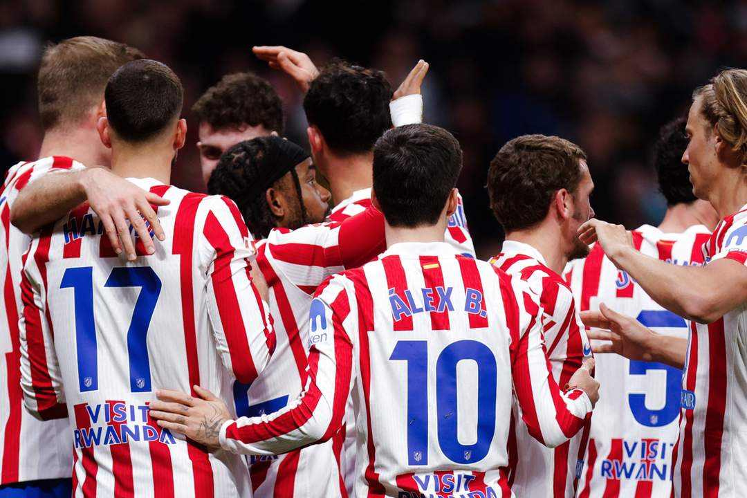 El Atl&eacute;tico celebrando | Fuente (@Atleti)