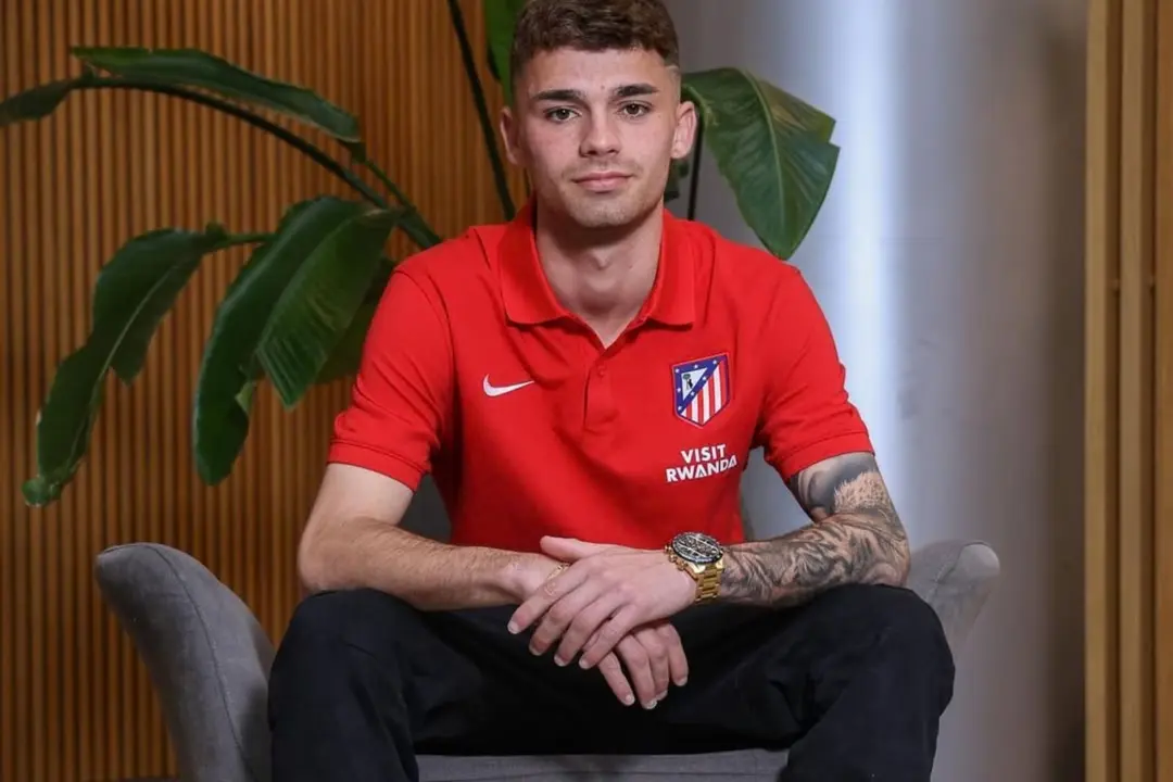 Jes&uacute;s Barrios renueva con el Atl&eacute;tico. | Fuente: (@Atleti)