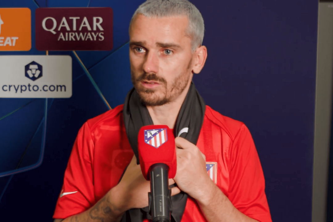 Griezmann habl&oacute; tras el partido | Fuente (@Atleti)