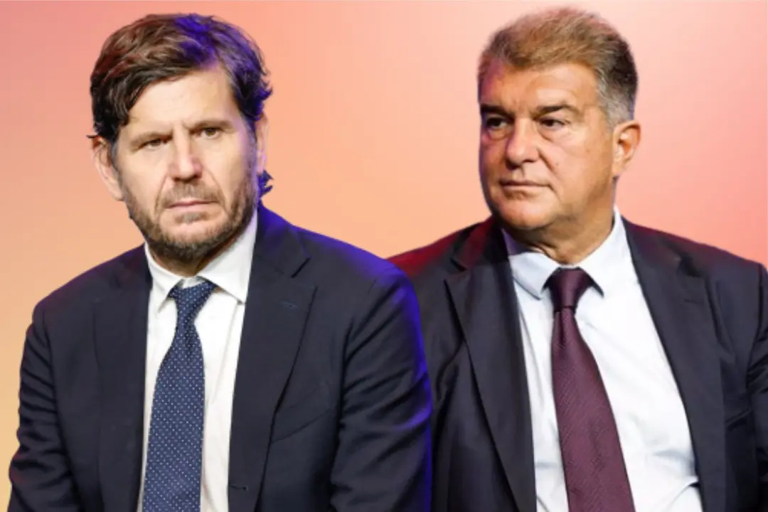 Las palabras de Laporta: X Barcelona, Atl&eacute;tico de Madrid, Canva