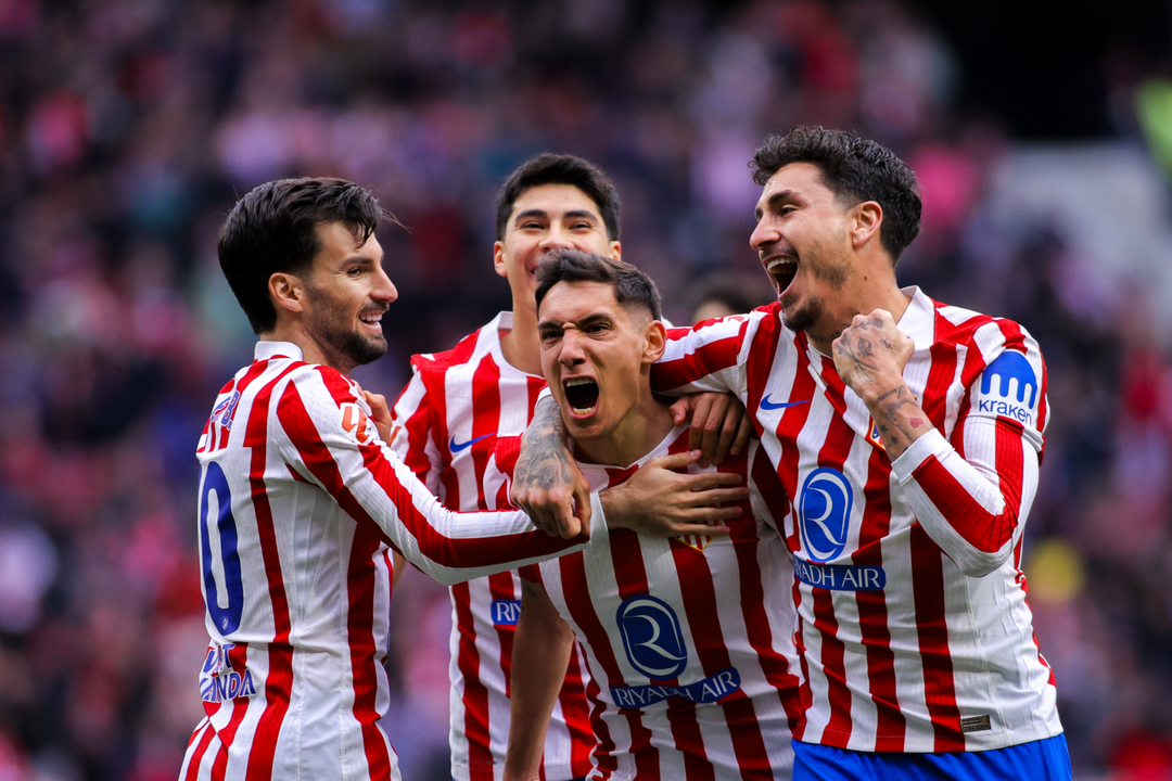 Molina celebrando uno de los goles que llaman la atenci&oacute;n en Italia | Fuente (@Atleti)