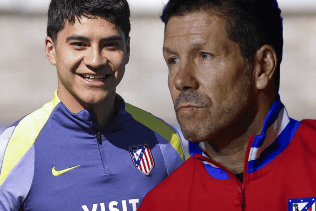 Obed fue titular ante el Getafe | Fuente (@Atleti, Canva)