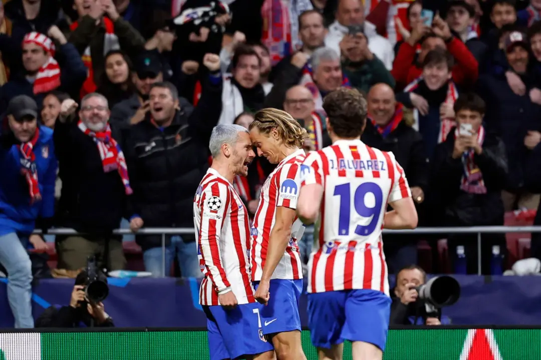 Griezmann, Llorente y Juli&aacute;n | Fuente: Atl&eacute;tico de Madrid