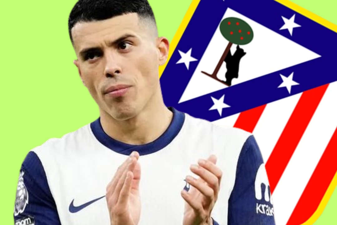 El extreme&ntilde;o opina tras ser eliminado de la Champions en manos de los colchoneros | Fuente: (Canva y @spursoffcial)