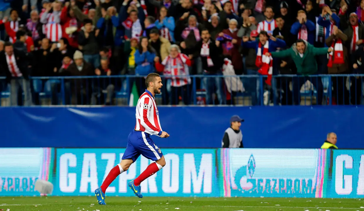 Mario Su&aacute;rez en uno de sus &uacute;ltimos partidos de rojiblanco | Fuente Atleti