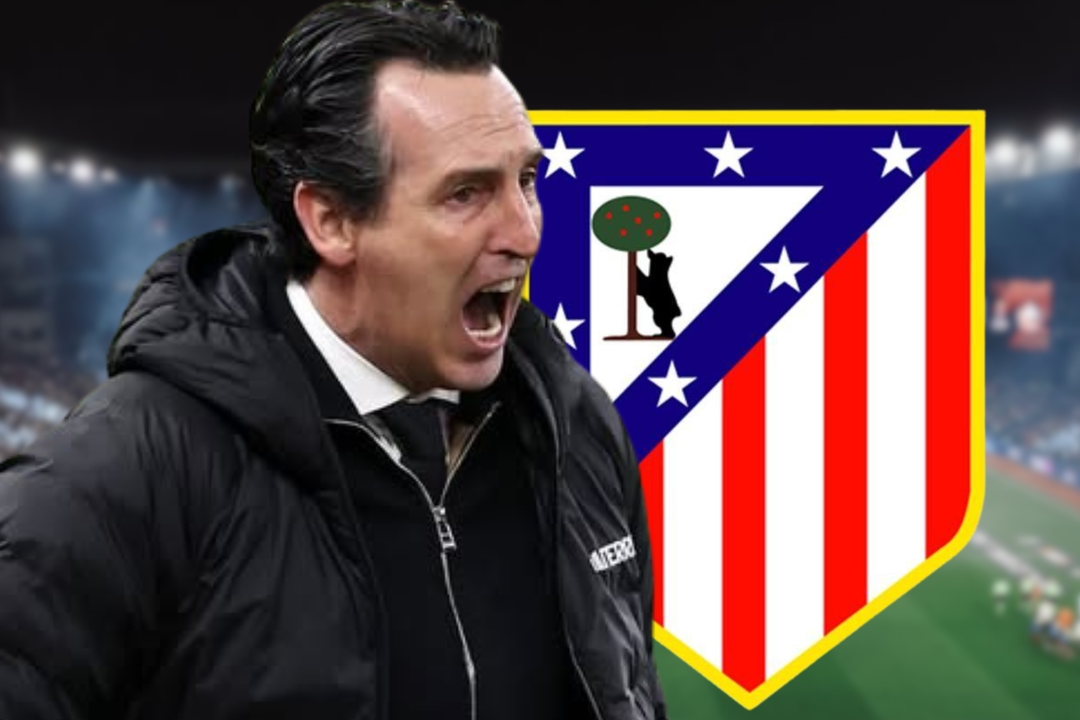 El t&eacute;cnico vasco busca delantero en el Atl&eacute;tico | Fuente: (@astonvilla, @unaiemery_ y Canva)