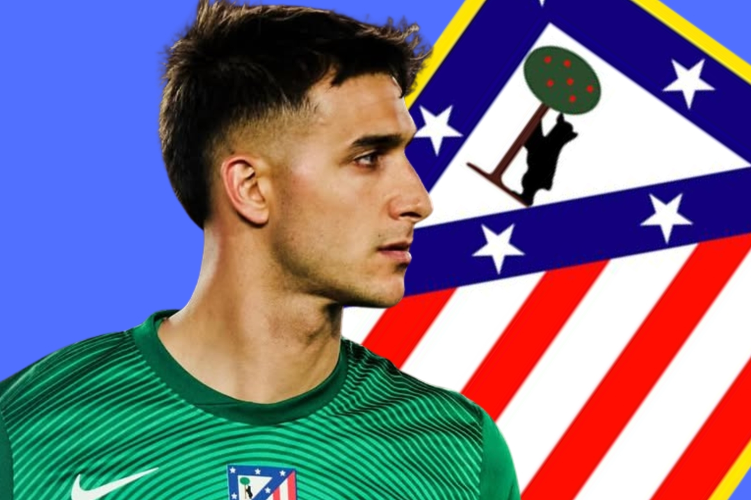 Juan Musso vuelve a cometer un penalti | Fuente (@Atleti y Canva)