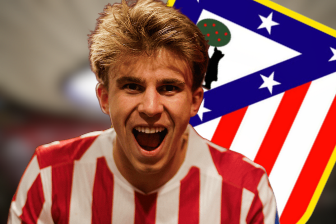 El acompa&ntilde;ante de Barrios | Fuente (@Atleti y canva)
