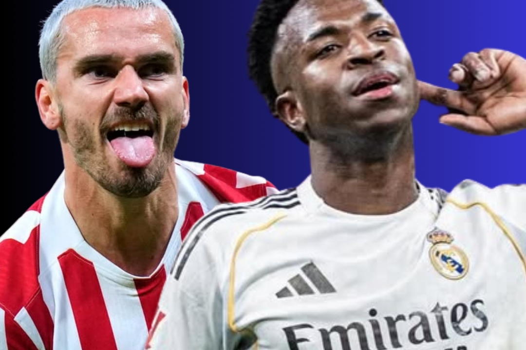 El 7 del Real Madrid  se deshizo en elogios al franc&eacute;s | Fuente: (@antogriezmann, @vinijr y Canva)