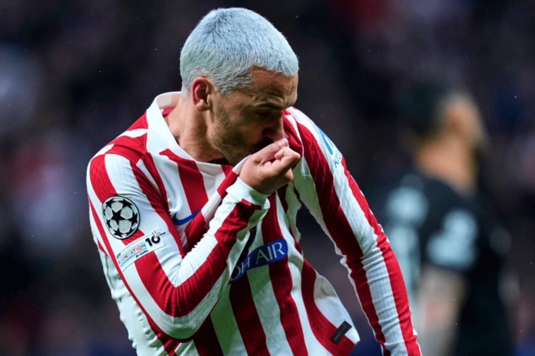 Griezmann en un partido | Fuente (@antogriezmann)